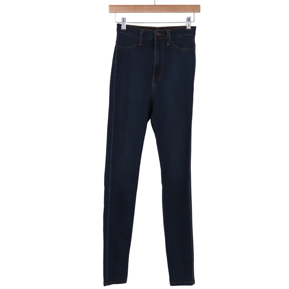 Fashion Nova Jeans Womens 5 P88 Dark Blue High Rise Skinny Stretch Excellent
